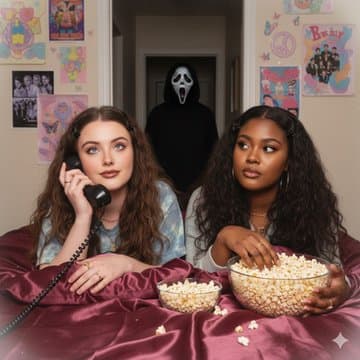 AI Ghostface multi-image editing feature showcase